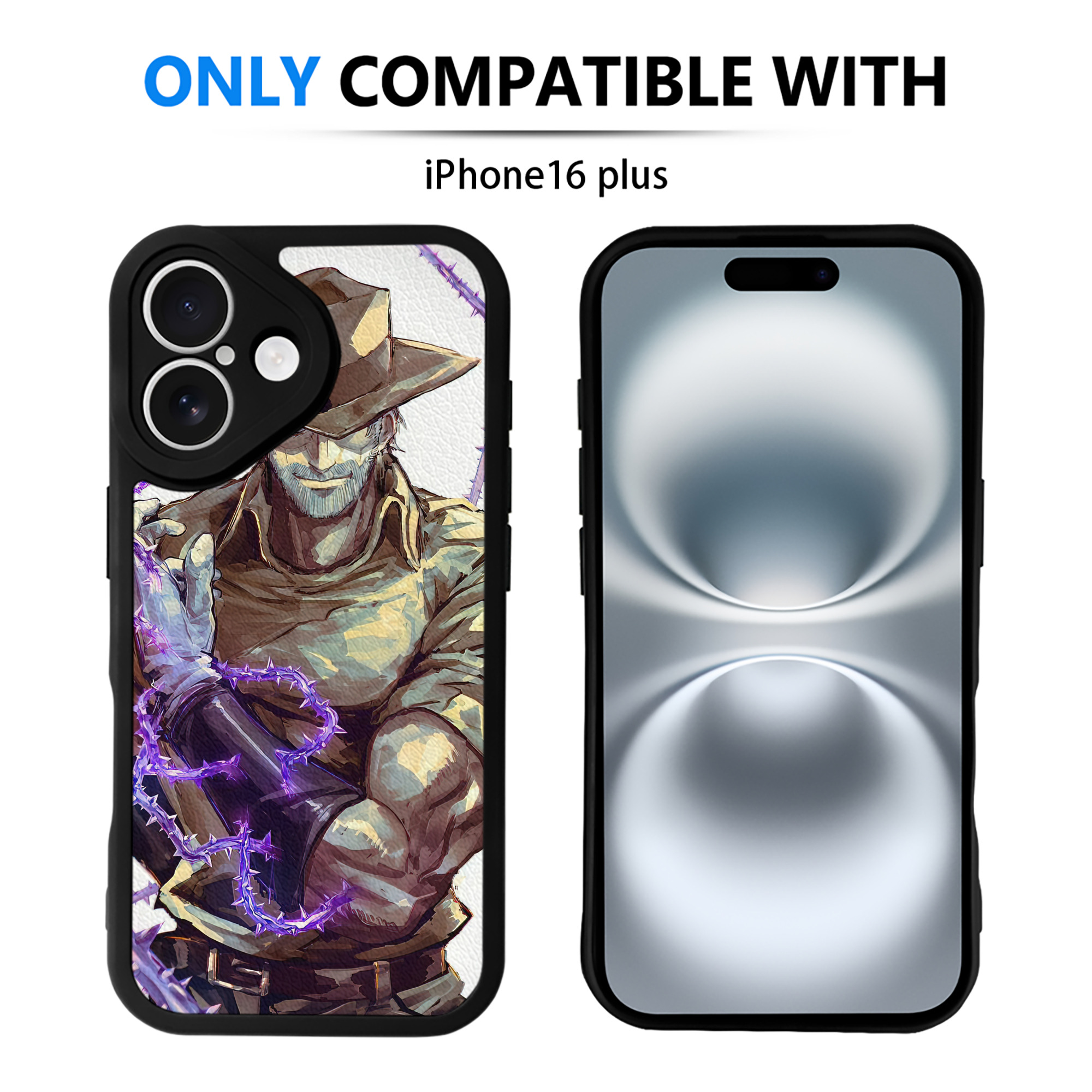 （画像用） ジョジョの奇妙な冒険 JoJo's Bizarre Adventure 【iPhone 16シリーズ対応】シリコンスマホケース（レザー調） 材質：シリコン